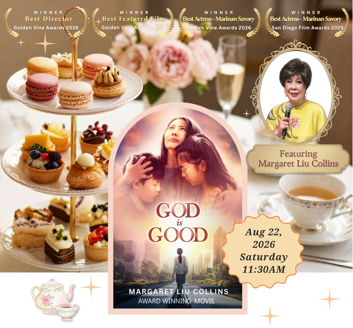 God is Good Movie Screening + Beauty for Ashes High Tea